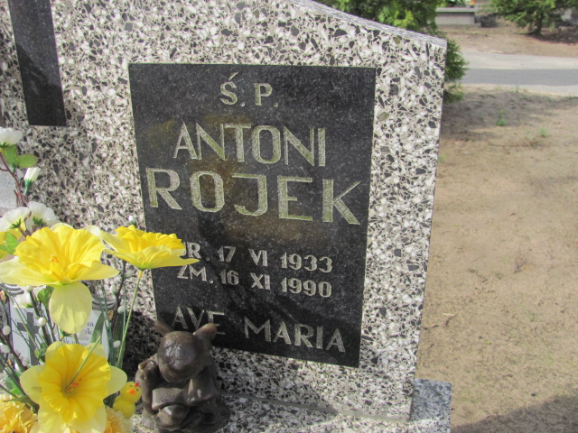 Antoni Rojek 1933 Chociwel - Grobonet - Wyszukiwarka osób pochowanych