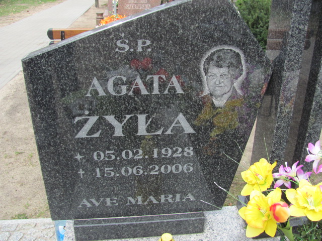 Agata Żyła  1928 Chociwel - Grobonet - Wyszukiwarka osób pochowanych