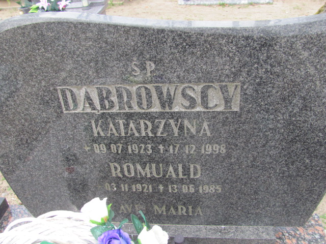 Katarzyna Dąbrowska 1923 Chociwel - Grobonet - Wyszukiwarka osób pochowanych