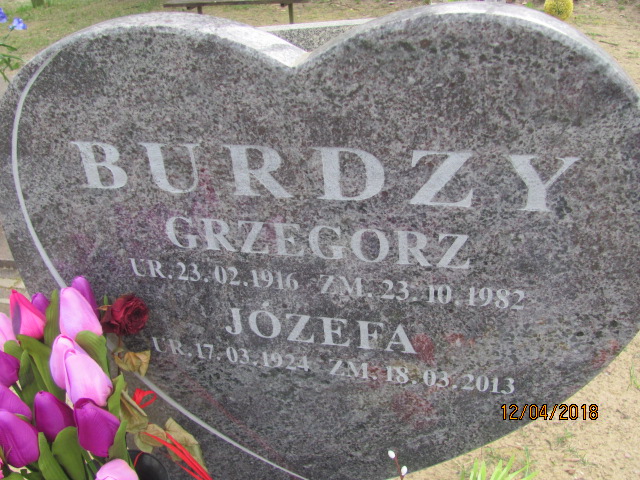 Grzegorz Burdzy 1916 Chociwel - Grobonet - Wyszukiwarka osób pochowanych