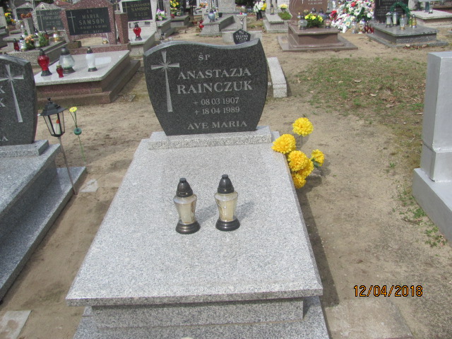 Grób Anastazja Raińczuk