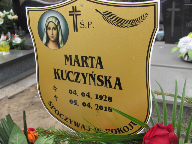 Marta Kuczyńska 1928 Chociwel - Grobonet - Wyszukiwarka osób pochowanych