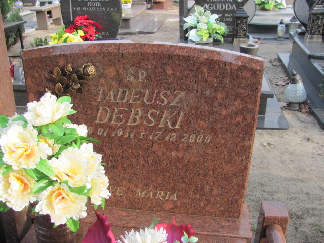 Tadeusz Dębski 1931 Chociwel - Grobonet - Wyszukiwarka osób pochowanych