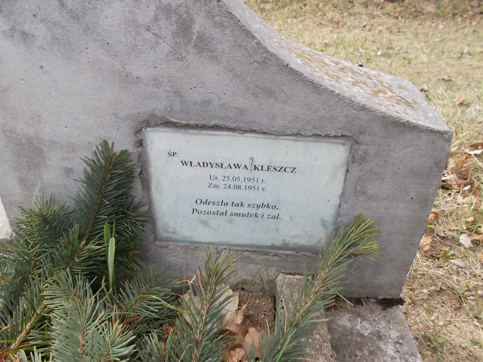 Władysława Kleszcz 1951 Chociwel - Grobonet - Wyszukiwarka osób pochowanych